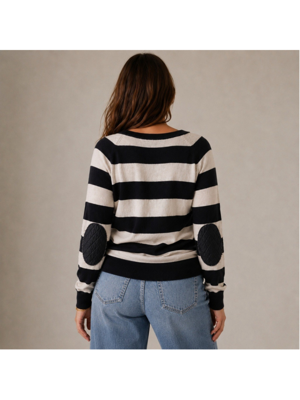 Torrid Stripe Pullover Sweater Quilted Heart Sz 1X - Picture 2 of 8
